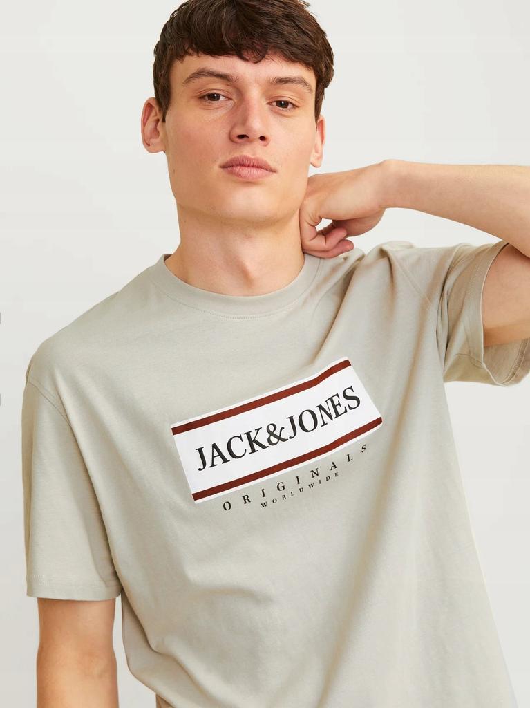 Y7868 Men's Round Neck T-shirt Jack&Jones 12262492 Fredeiksberg XS/S