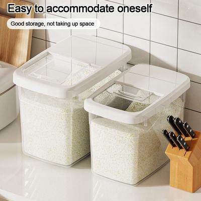 Feuchtigkeitsdichte Aufbewahrungsbox für Reiskörner Auslaufsicherer Lebensmittelbehälter Frischhalte-Reiseimer