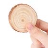 Round Pine Wood Slices for Children's DIY Painting, Graffiti, and Christmas Ornaments