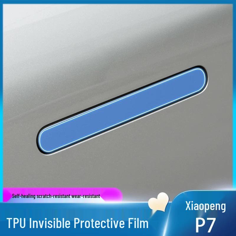 Xiaopeng P7I TPU Protective Film for Center Console, Dashboard, Navigation, and Gear Shift.