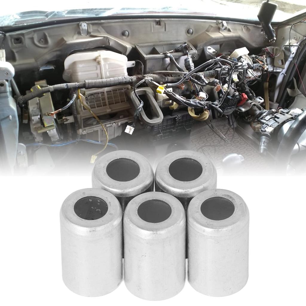 Yctze Car Air Conditioning Pipe Joint,20 Pcs Air Conditioning Hose Aluminum Cover Strong Strength