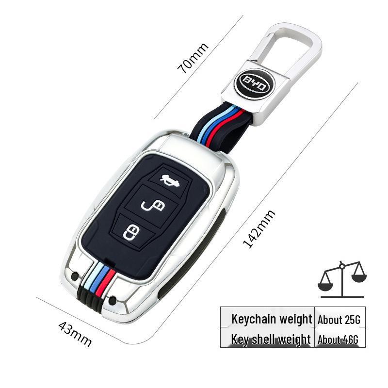 Creative Metal Key Case for BYD Song, Tang Max, Old G5, Surui, E5, Sirui, G6, Qin Models