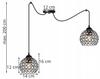 SPIDER CEILING HANGING LAMP, CRYSTAL PLAFON