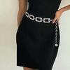 Fashionable Waist Jewelry With Metallic Accents Versatile Belt Chain For Dresses Tops And Festivals