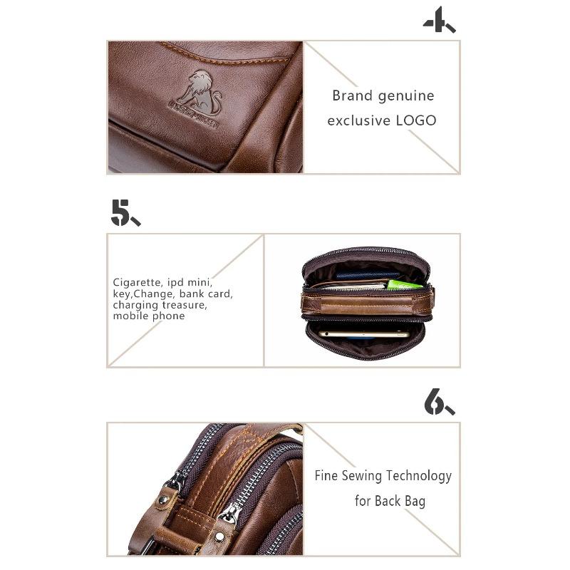 Genți Tote pentru Bărbați din Piele Naturală Nouă Modă Geantă Messenger din Piele pentru Bărbați Genți Crossbody Solide Genți de Umăr de Afaceri pentru Bărbați