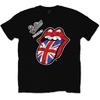 The Rolling Stones T-Shirt: Vintage British Tongue - Official Licensed Product