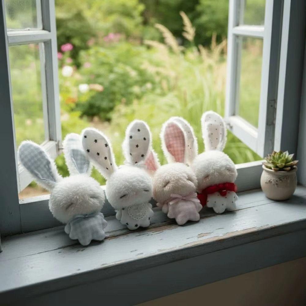 Bag Charm Bunny Plush Keychain Hanging Pendant Mini Rabbit Pendant Rabbit Stuffed Toy Women Girls