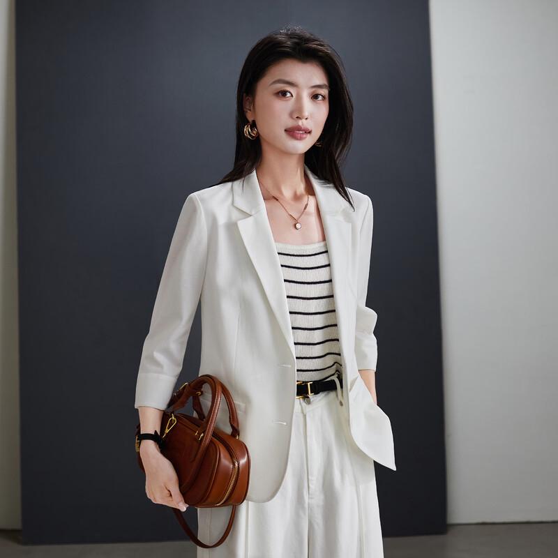SOFSIL Women s 2026 Spring Seven-Sleeve Blazer Jacket S