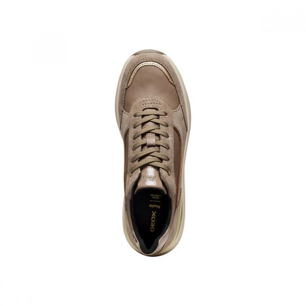 Geox Women S Comfort Wedge SneakerS Brown Ec13