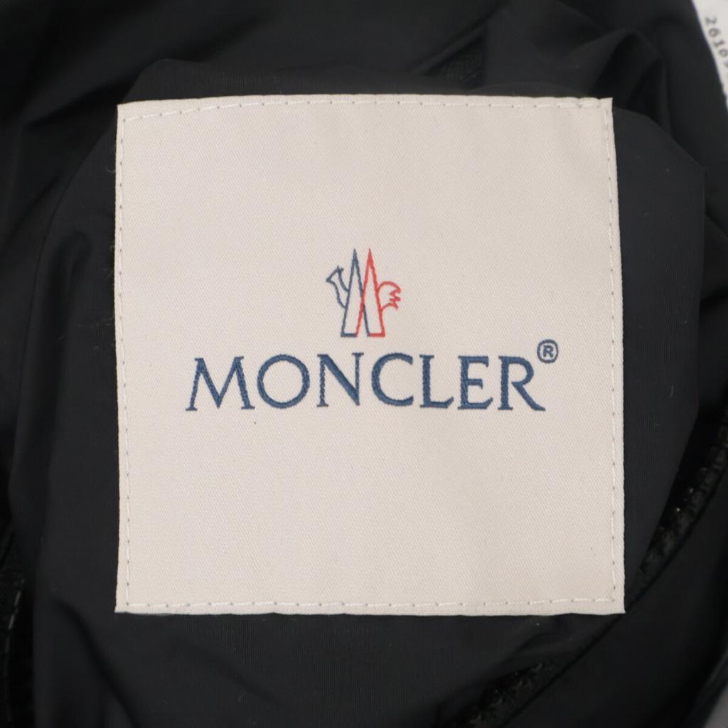 Moncler [2011] GOLLIAZ All-over Print Nylon Reversible Blouson/ Jacket 2 Black GreyUsed
