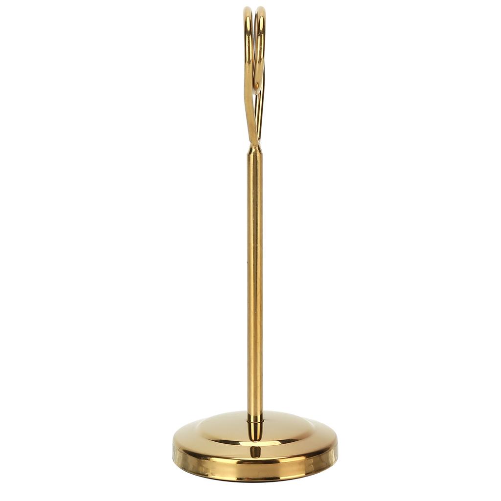 Table Number Holder Stainless Steel Durable Fade Resistant Lightweight Picture Clip for Hotel