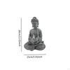 Buddha Sculpture with Solar Light for Outdoor Use