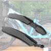 Fahrrad Schutzbleche Vorne Hinten Universell Reparatur Ersatz Verdickt Einfach zu Montieren Fahrrad Schmutzfänger für Mountainbikes 24-26-27,5 Zoll