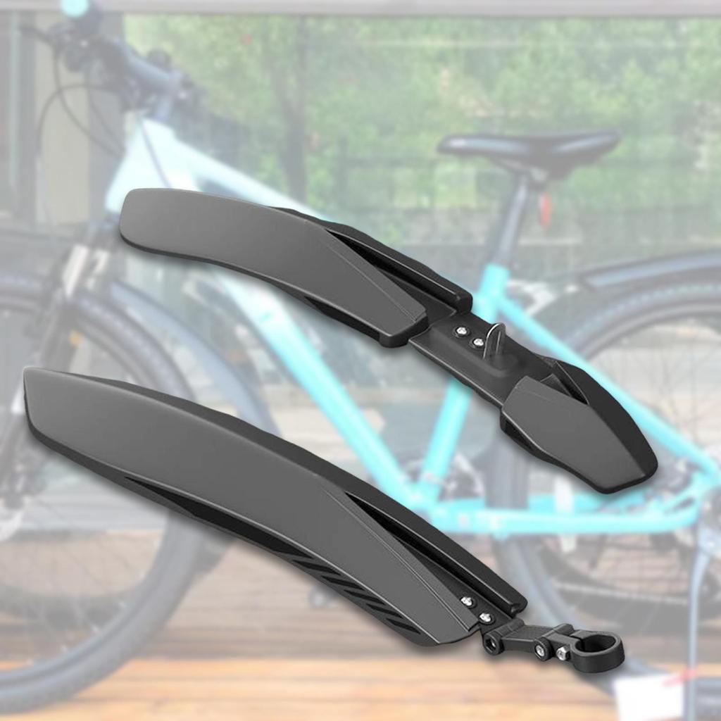 Fahrrad Schutzbleche Vorne Hinten Universell Reparatur Ersatz Verdickt Einfach zu Montieren Fahrrad Schmutzfänger für Mountainbikes 24-26-27,5 Zoll
