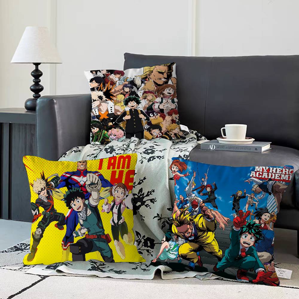 My Hero A-Academia Kissenbezug Abnehmbarer Waschbarer Kissenbezug – Ganzjahresweichleinen