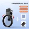 1Set Mobile Photography Polarizer Lens Filter With Clip CPL Polarizer Eliminates Reflection And High-Definition Filter