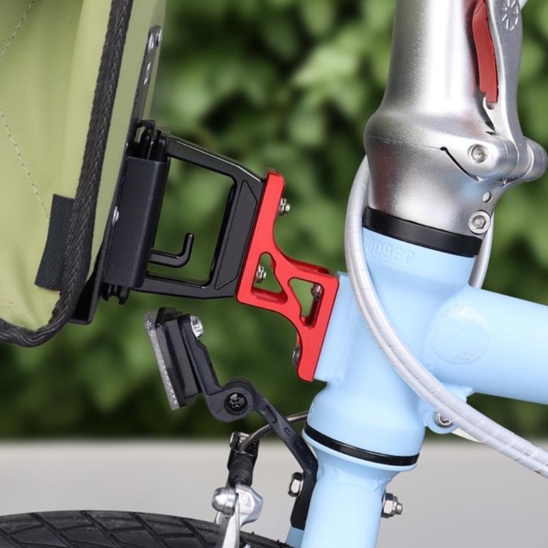 Folding Bike Bag Brackets Light Conversions Seats Nose Light Converter Raised Mount Bike Bag Holder Adapter Enduring