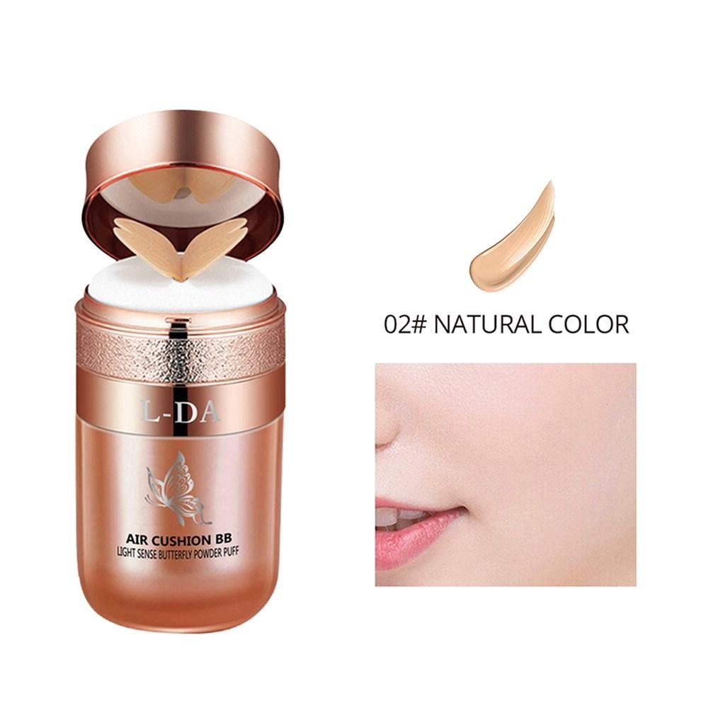 Navi Air Cushion BB Long-lasting Powder Puff Control Concealer Isolation Foundation Makeup Natural Waterproof Oil, Natural color__, 1 pcs