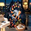 The Nightmare Before Christmas Print Blanket - Soft & Comfortable, for Bedroom, Travel, Sofa, Home Decoration - Birthday Christmas Gift for Friend