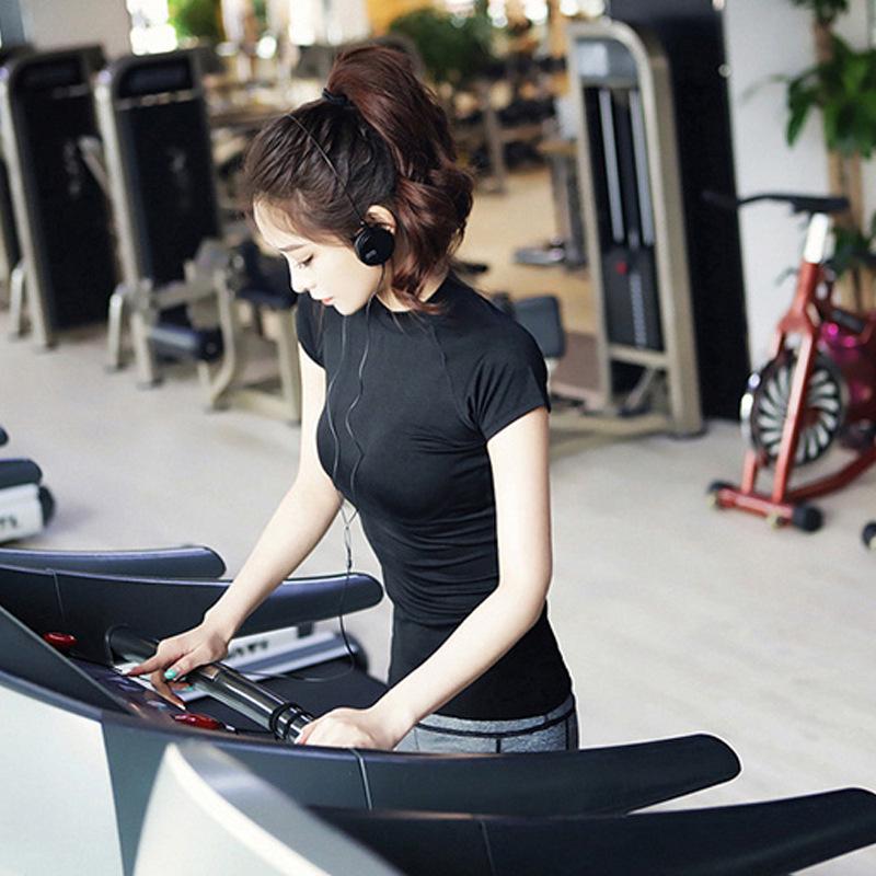 Women's Quick-Dry Short Sleeve Yoga & Running T-Shirt