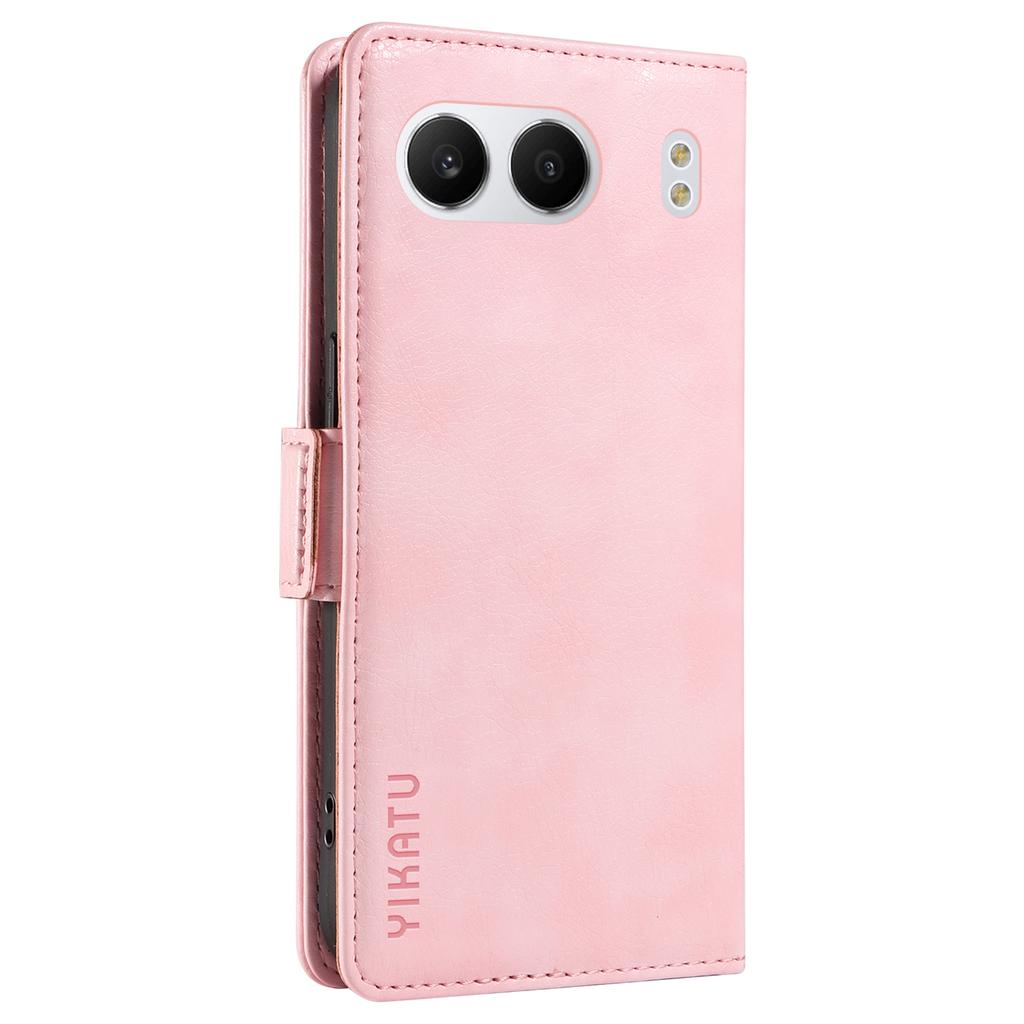 YIKATU YK-007 For OnePlus Nord 4 Case Side Buckle PU Leather Phone Cover Litchi Texture
