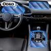 For Mazda 3 - Navigation Center Console Gear Panel Screen TPU Car Interior Protective Film Anti-Scratch Repair Sticker