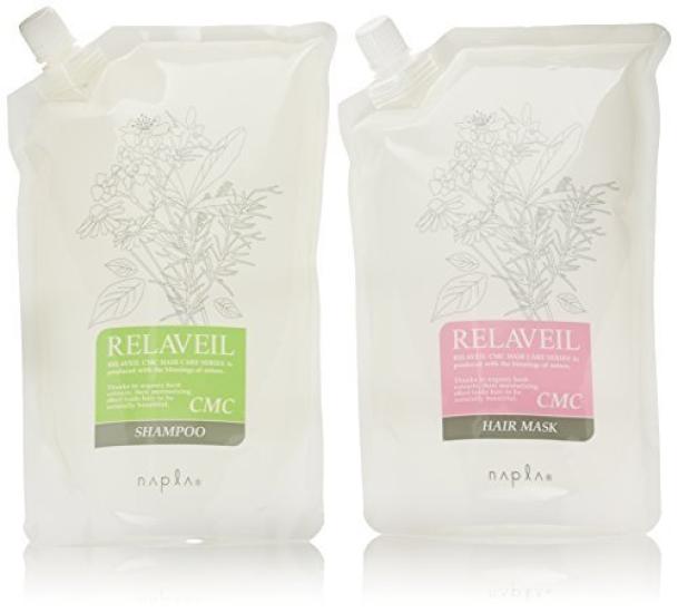 Napla Lilaber CMC Shampoo 1000ml CMC Hair Mask 1000g Assortment & 2-pack