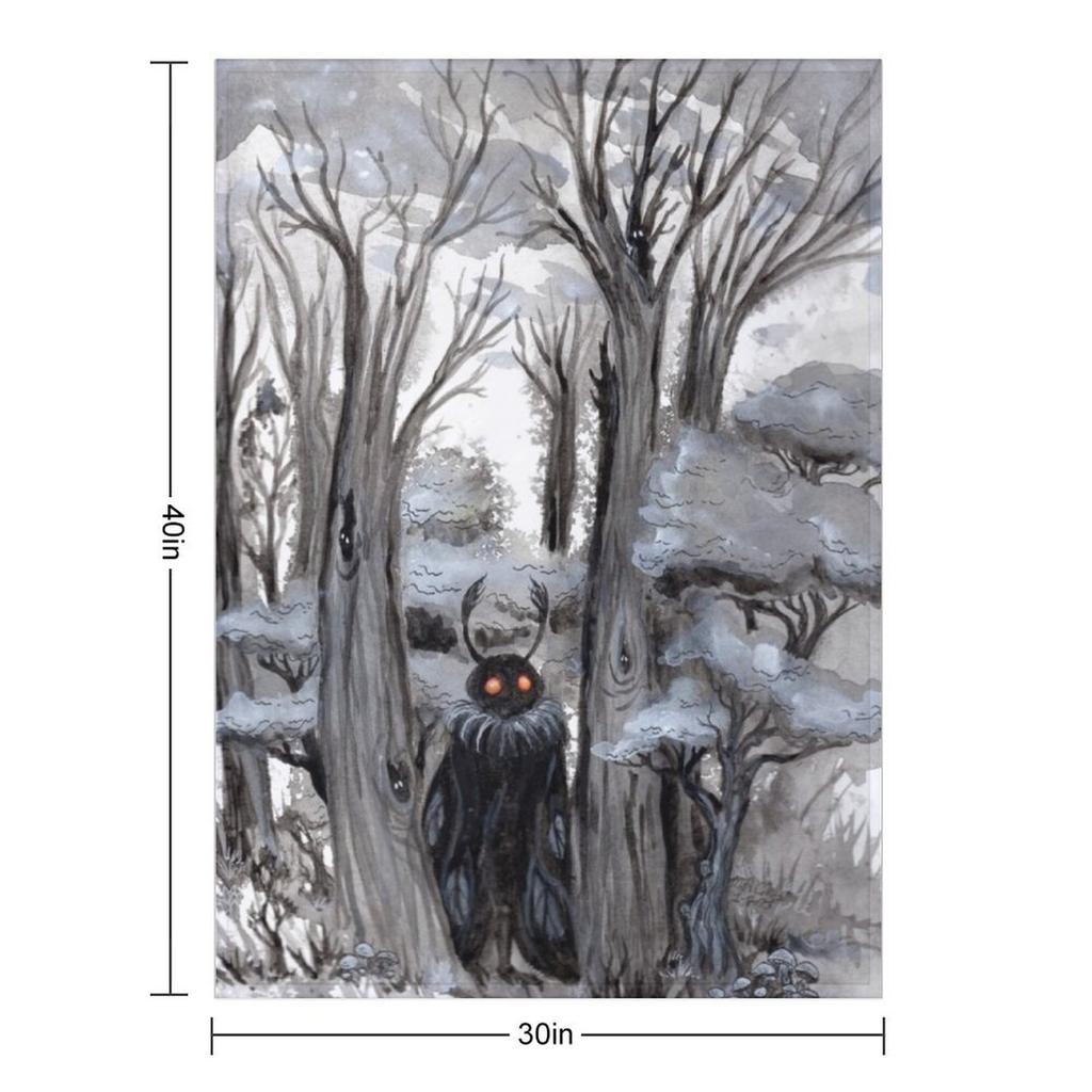 Shy Mothman Throw Blanket Vintage christmas gifts Blankets For Bed Tourist Blankets