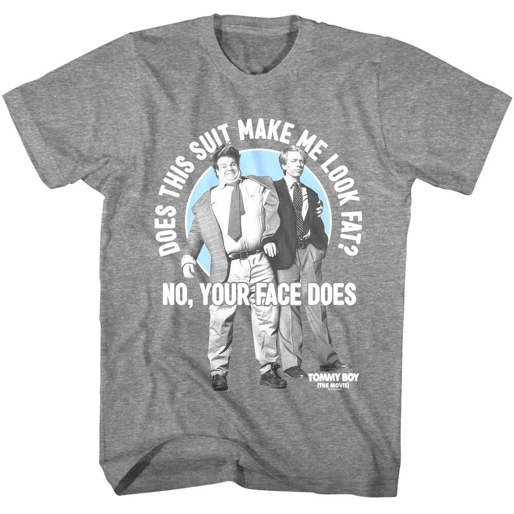 Tommy Boy Does This Suit Make Me Look Fat Men s T Shirt L