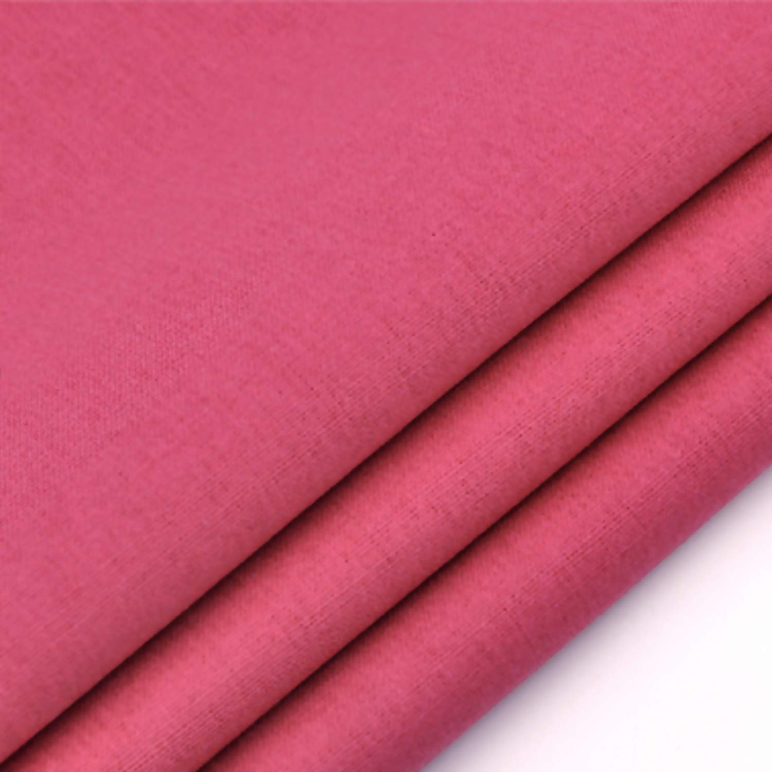 

moonfarm Premium Available in 17 for 2m x Cotton/Linen Fabric, Colors, Crafts, Approx. 1.4m Wide, Pre-Cut (Hot Pink)