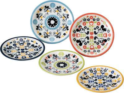 Maebata Disney Mickey Friends Kleines Set von 52875 & Tellern, 5, D-MF69