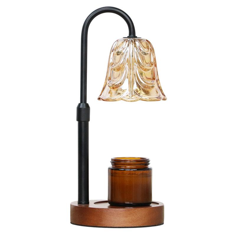 1 pièce Lampe brevetée pour faire fondre les bougies Diffuseur Cadeau Lampe de bureau Sans fumée Contrôle de la température Lampe américaine d'aromathérapie pour faire fondre la cire