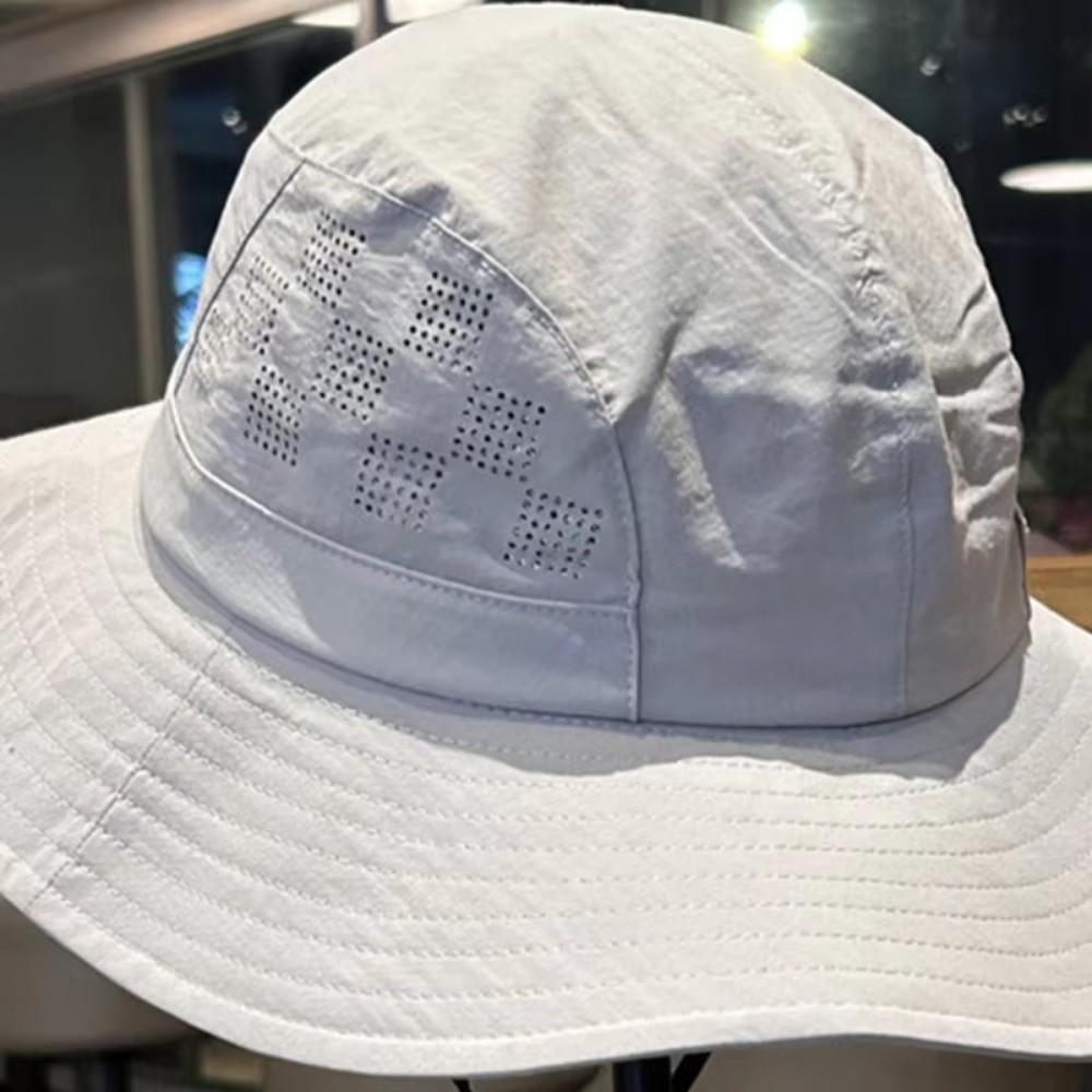 Solid Color Fisherman Hat Breathable Outdoor Cap Windproof Bucket Hat  Sunshade Use