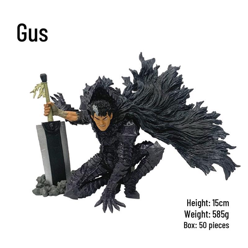 Berserk Guts Battle-Damaged Demon Figure Statue