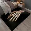 Skeleton Hand Carpet for Living Room Game Rugs Soft Floor Cartoon Rugs Bathroom Rug Mat Yoga Mat Home Accessories