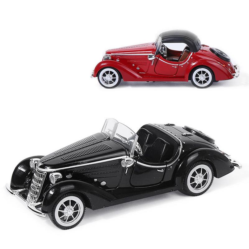 1:32 Vehicle Model Super Classic Pull Back Toy Car Education Collection Open Door Car Model Gift Gift Car