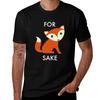 For Fox Sake T-Shirt Sommer Lässig Locker T-Shirt