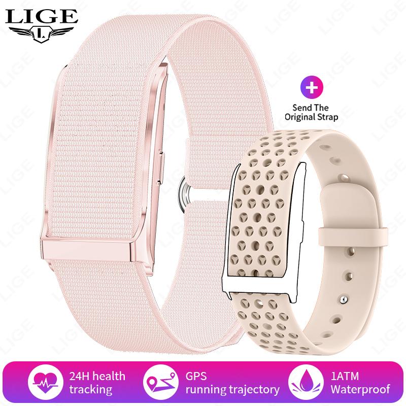 LIGE Novo Smartwatch Sem Tela Mulheres Esportes Monitoramento de Saúde Smart bracelet Homens Smart Watch