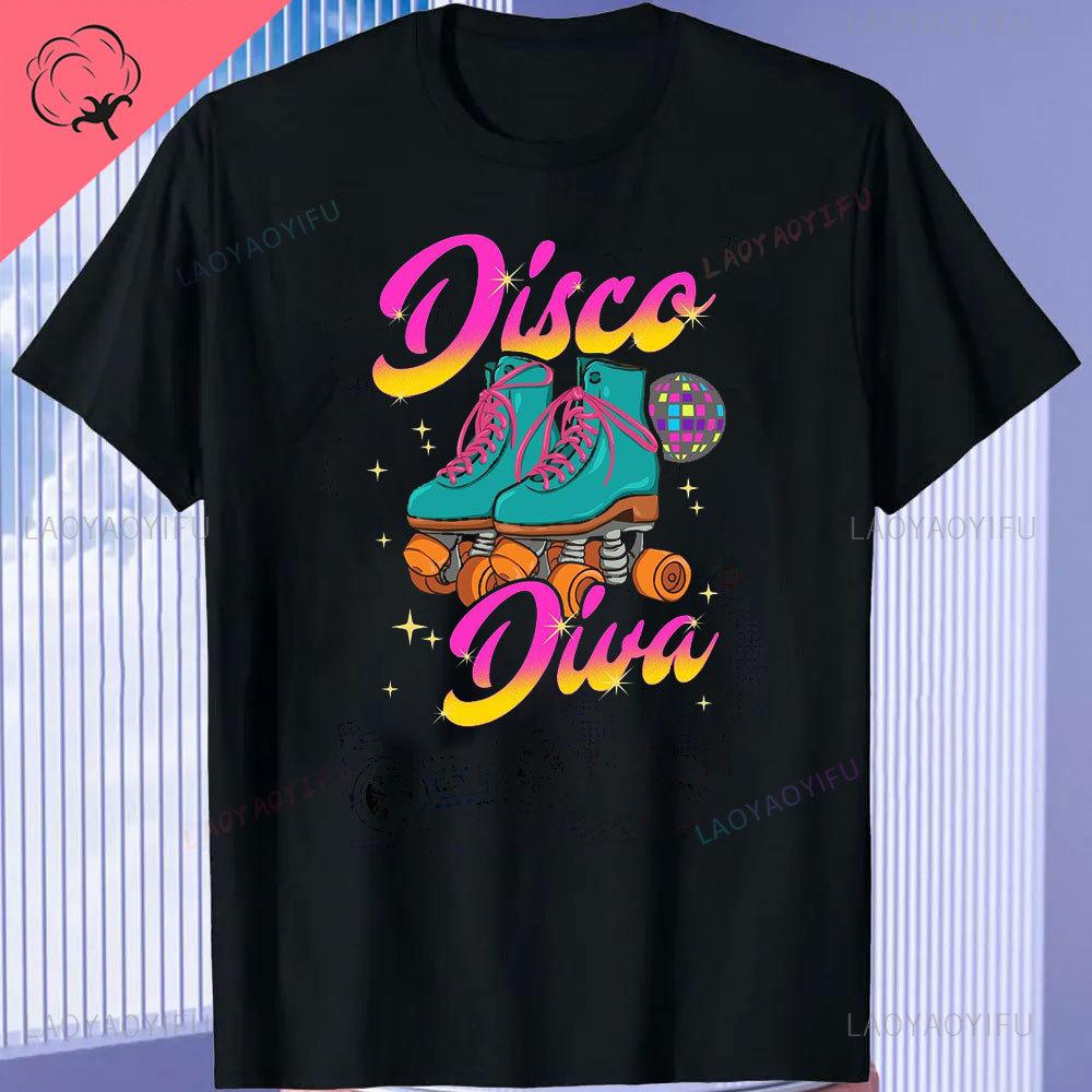Funny 80s Retro Cotton Tee Clothing Vintage T Shirt Camisetas 1980s Party Gift Turntable Cassette Retro Style Oneck TShirt