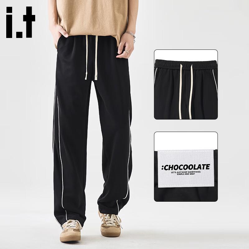 :CHOCOOLATEit Men's Striped Quick-Dry Casual Pants
