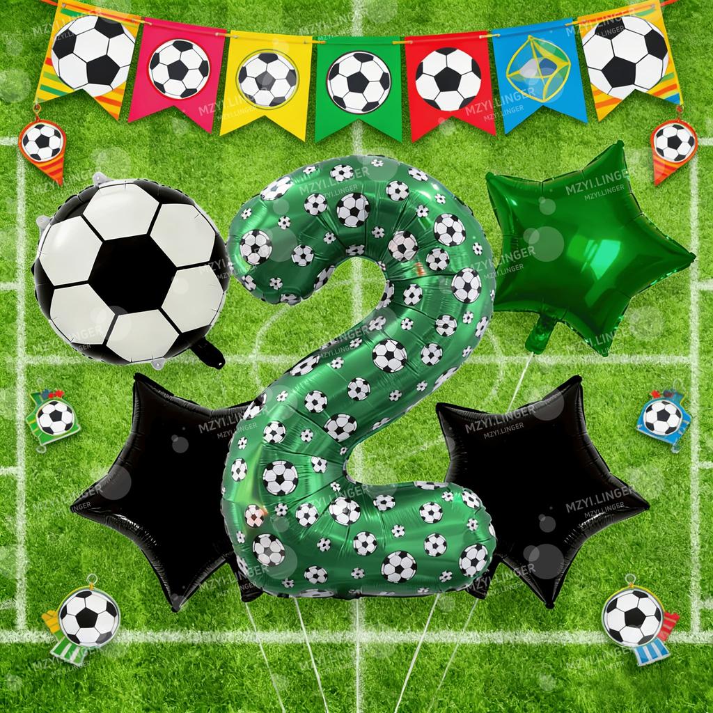 Soccer Balloon Kit |football Theme Birthday Decor For Birthday Party Supplies, Football Party Balloon, Sports Theme Party Favors