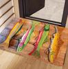 Tappetino Antiscivolo Lavabile con Stampa di Pesci Trota Colorata Rustica per Ingresso Pesca Decorazione Casa