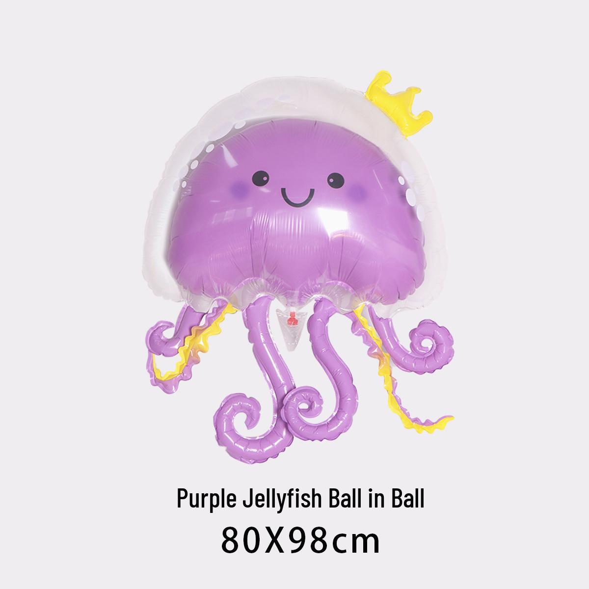 

Тема медузы осьминога Пузырьковый шар Корона Океанский парк Шары на день рождения