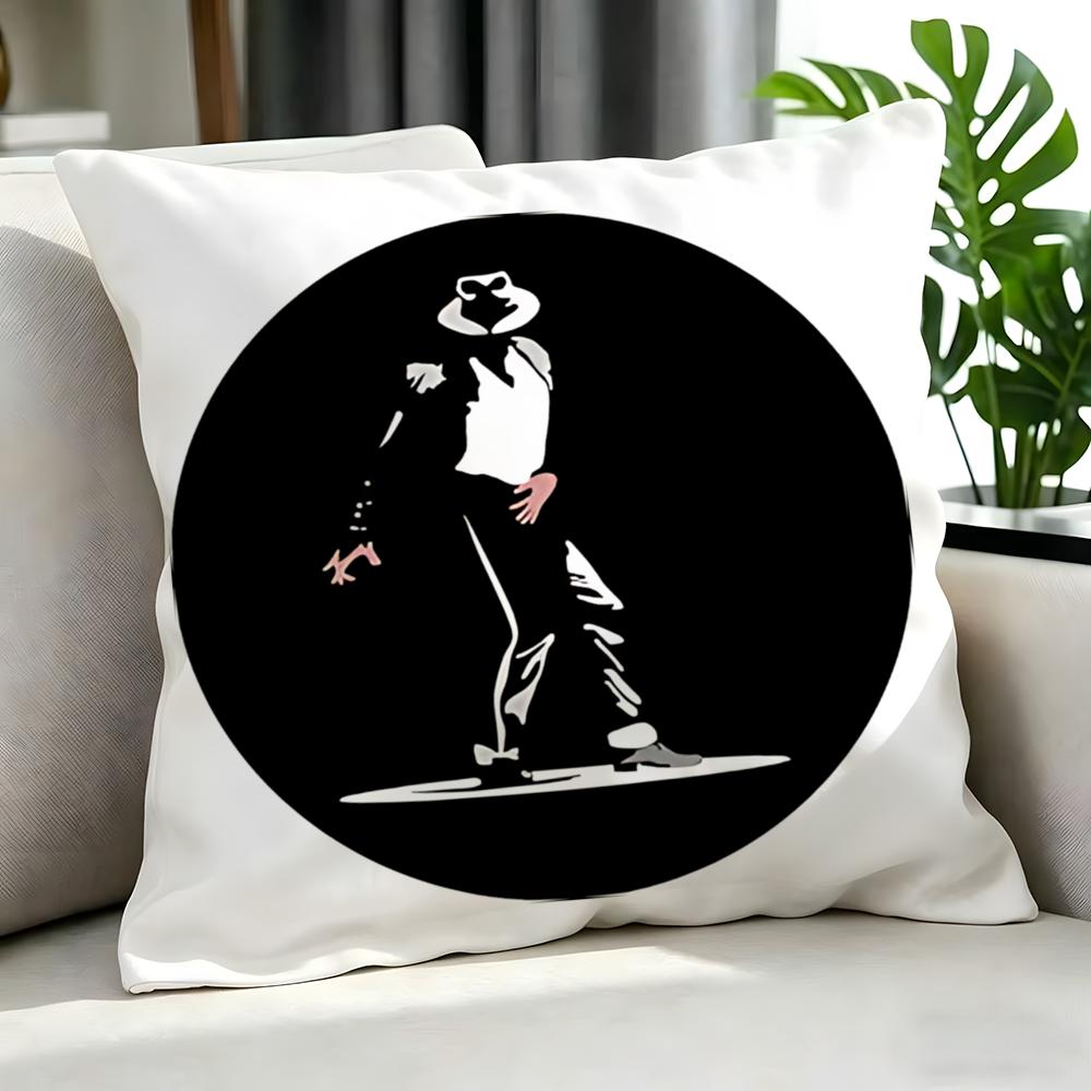 Singer - Michael Jackson Cushion Cover Cushion Cover Set 4Pcs 50x50 45x45 40x40 Pillowcase Decorative Sofa Home Decor