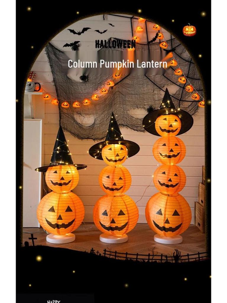 Halloween Luminous Pumpkin Lanterns for Bar and Kindergarten Decor