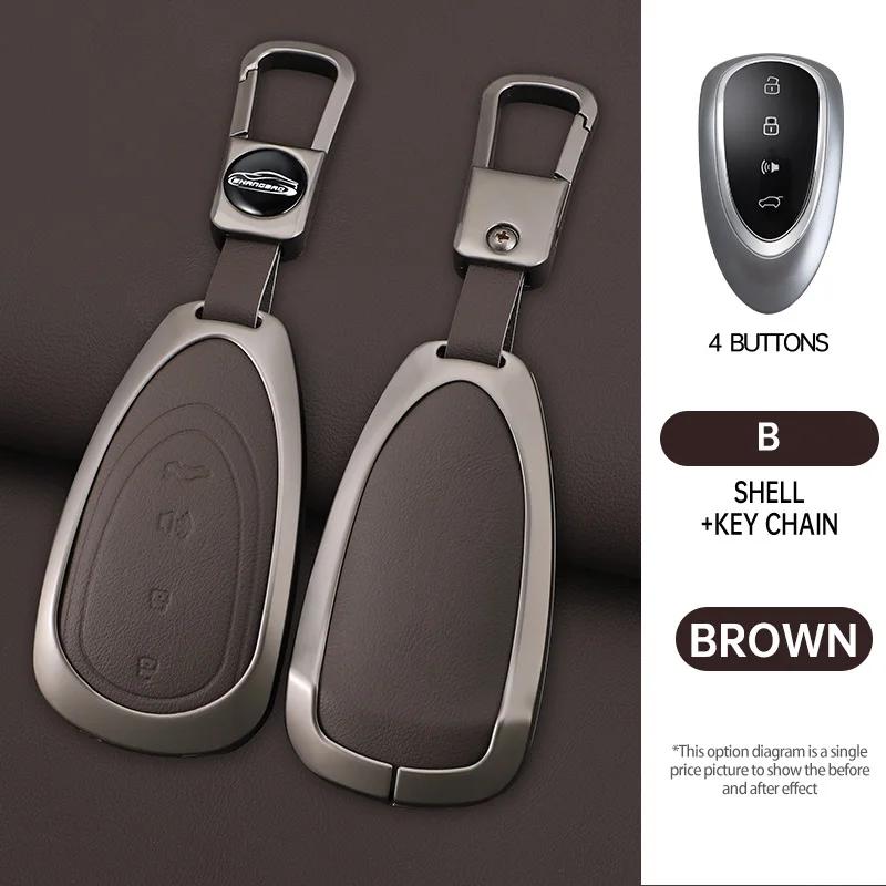 

Alcantara Car Remote Key Case Bag For Dht Phev Wey Blue Mountain Wall Wey Wei Pai Blue Mountain Dht New Energy Accessories