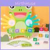 Holz-Lernspielzeug für Kinder Frosch Zahlen-Mathe-Puzzle für frühes Lernen