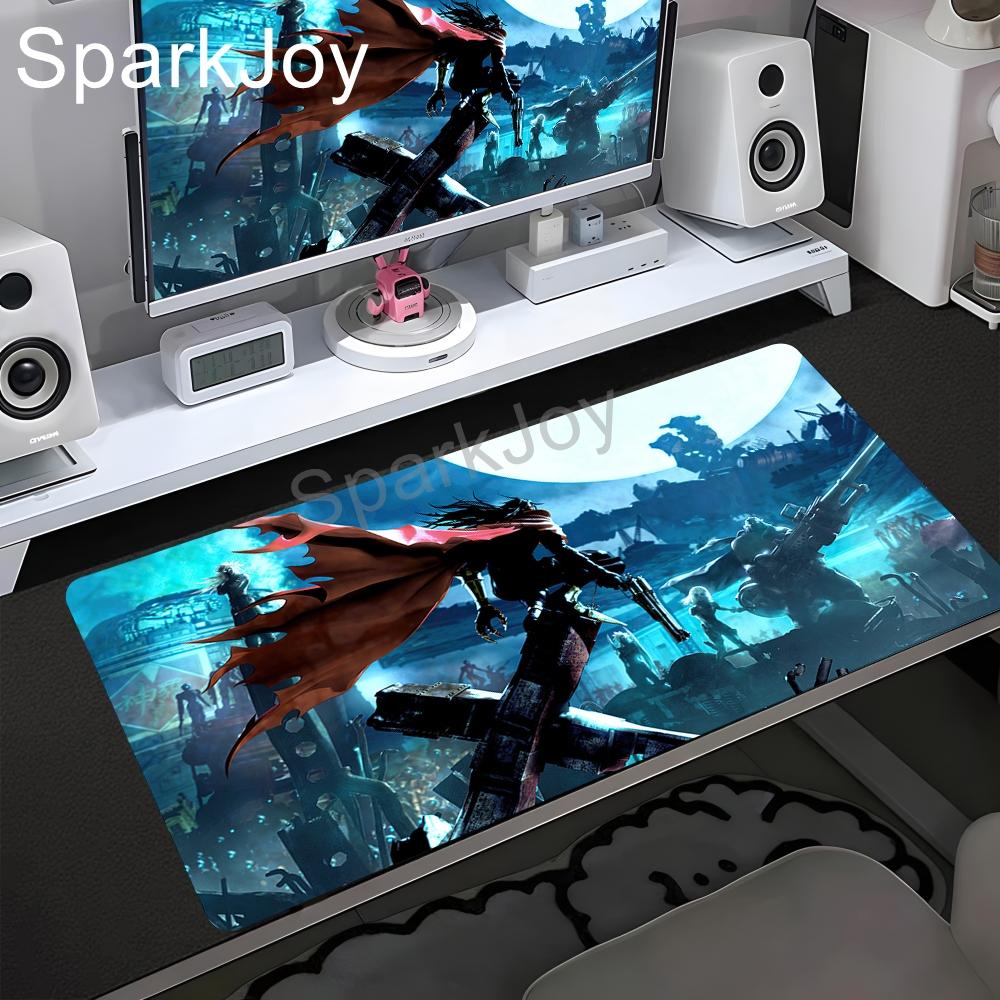 Large Game Final Fantasy Mouse Pad Pc Gaming Accessories Computer Mousepad Office Extended Mouse Mat Desktop Decoration Desk Mat