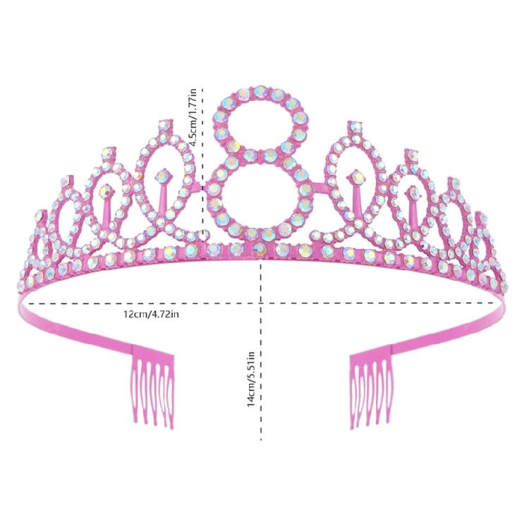 Crystal Headbands Versatiles Hairwear Child Headpiece Wedding Headdress Party Crowns Hair Accessory