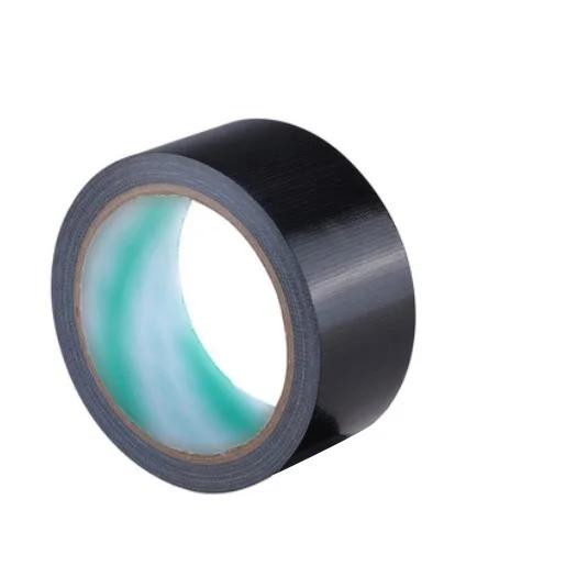 

YX Многоцветный DIY Декор Цветная Тканевая Основа Лента Тканевая Изолента Ковер Пол Водонепроницаемые Ленты Высокая Вязкость Клейкая Лента 50mm&10M чёрный